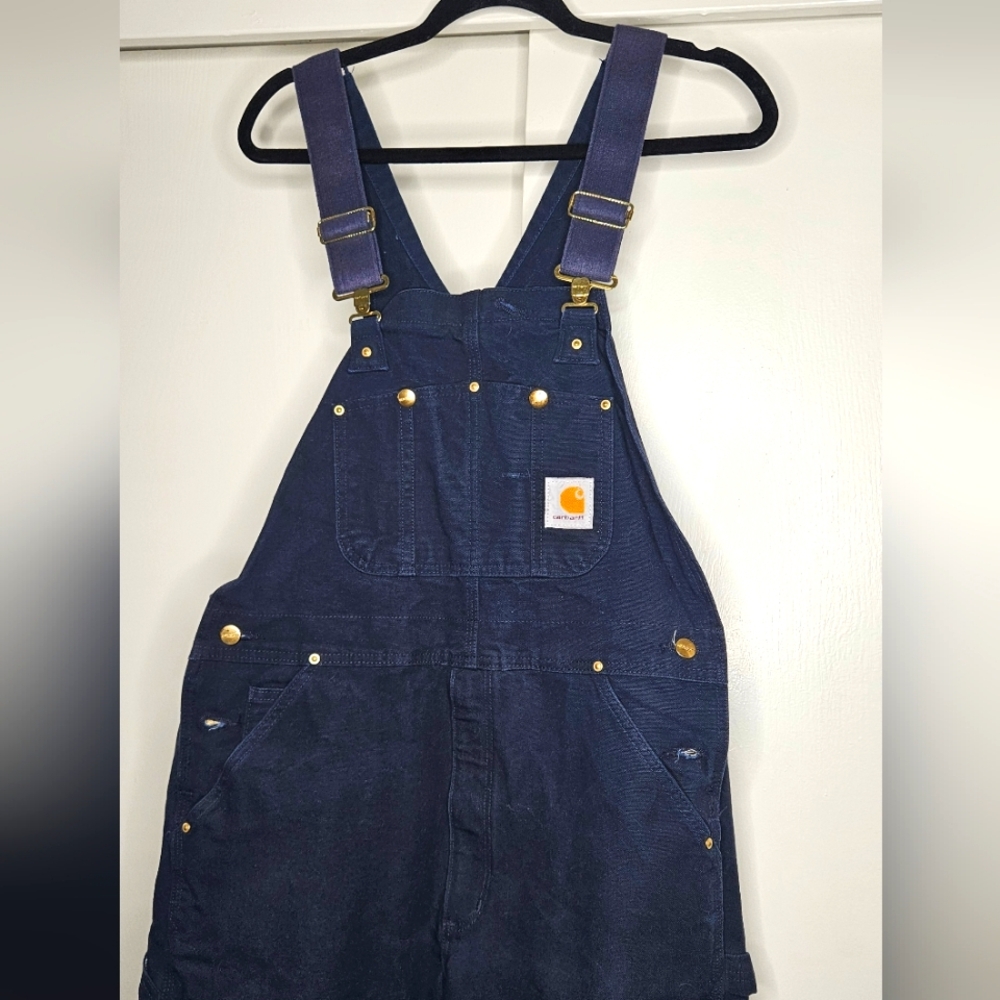 CARHARTT Relaxed Fit Duck Bib Overalls Sz 36 x 28